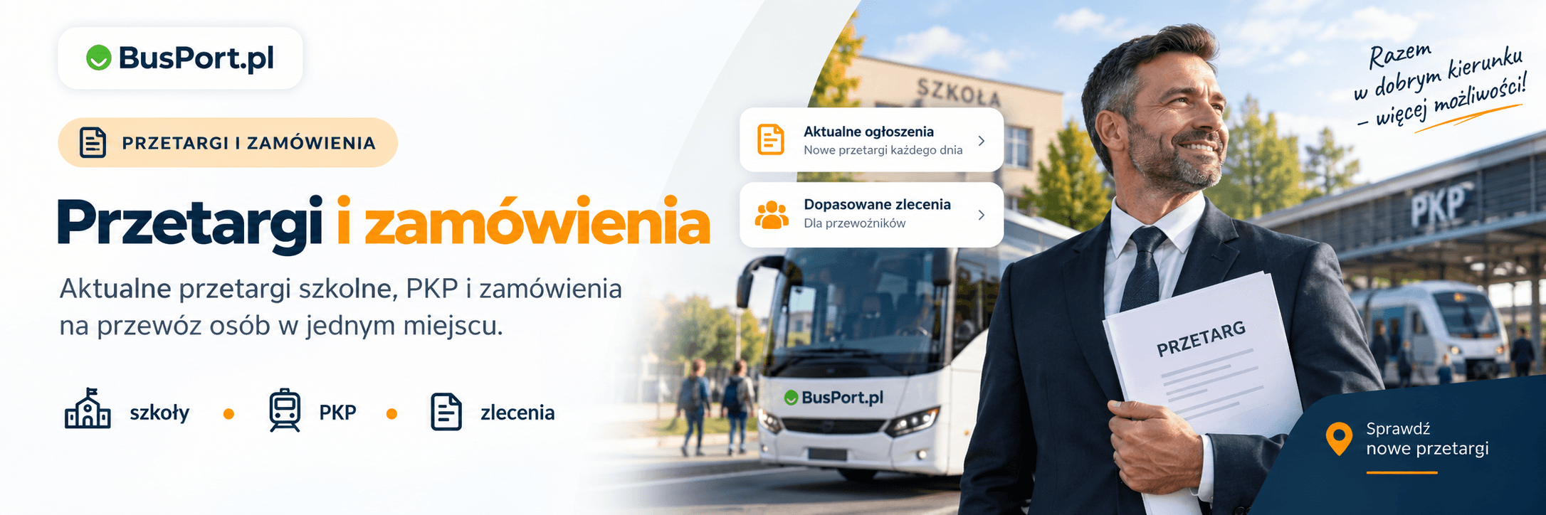 Przetargi i zamówienia BusPort.pl — przewozy szkolne i komunikacja zastępcza