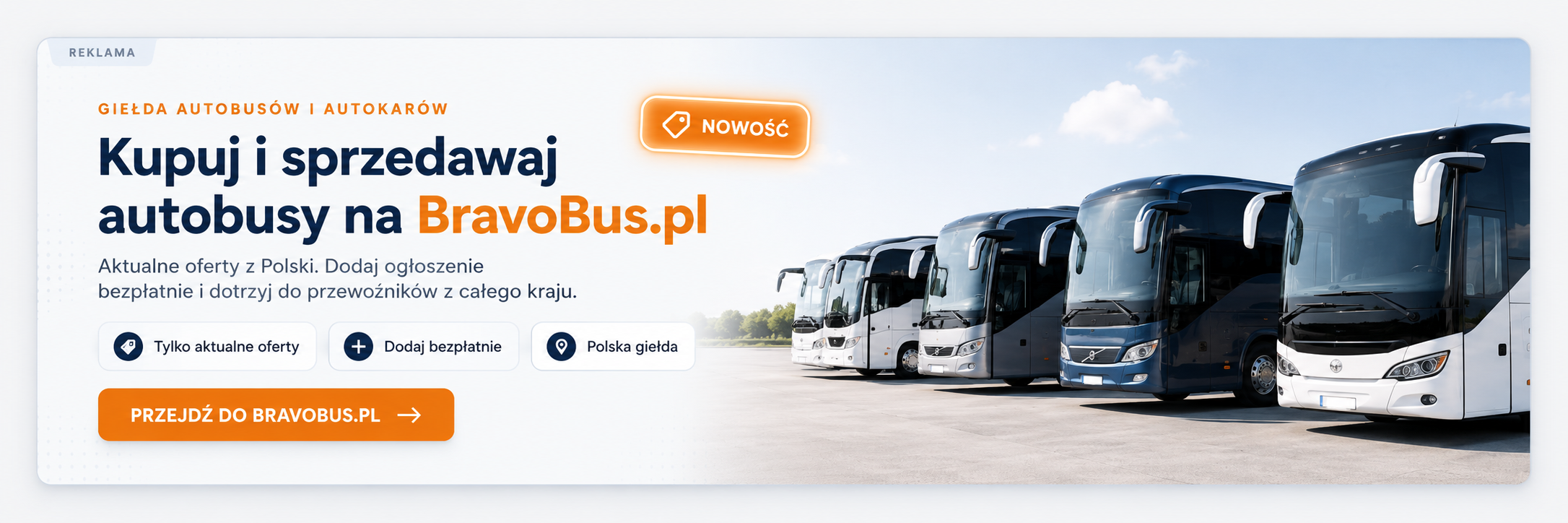 BravoBus.pl – giełda autobusów i autokarów. Kupuj i sprzedawaj autobusy.